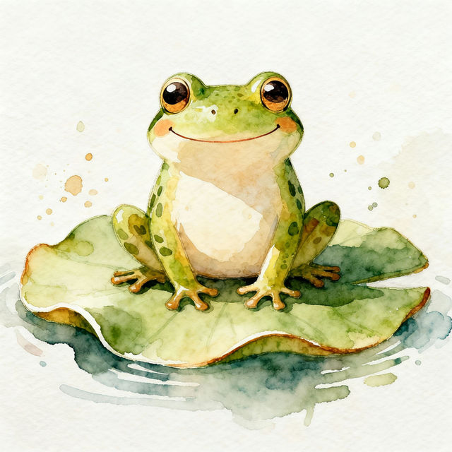 Cute Frog Drawings - Made With AI gallery