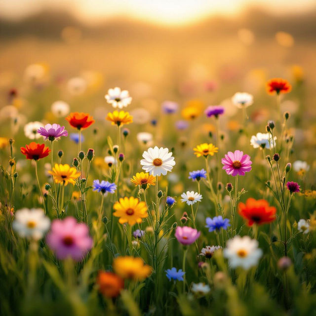 Wild Flowers Images - Made With AI gallery