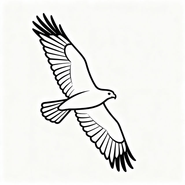 Hawk Drawing Easy gallery