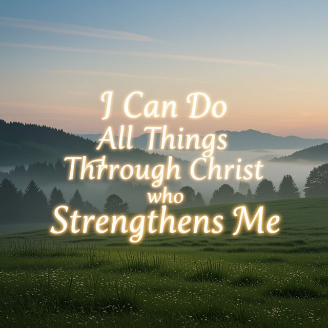I Can Do All Things Through Christ Who Strengthens Me Wallpaper gallery