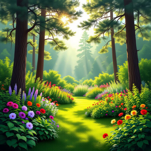 Landscaping Under Pine Trees Pictures gallery