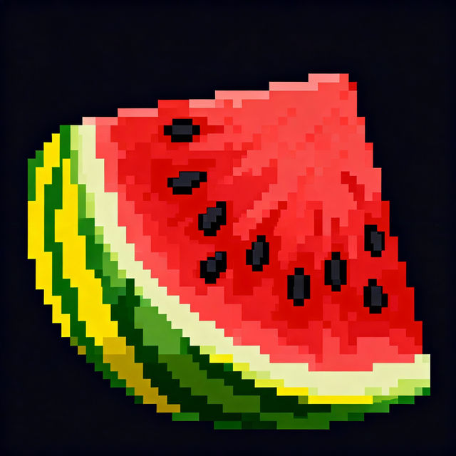 Watermelon Pixel Art gallery