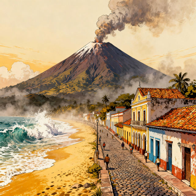 El Salvador Drawings - Made With AI gallery