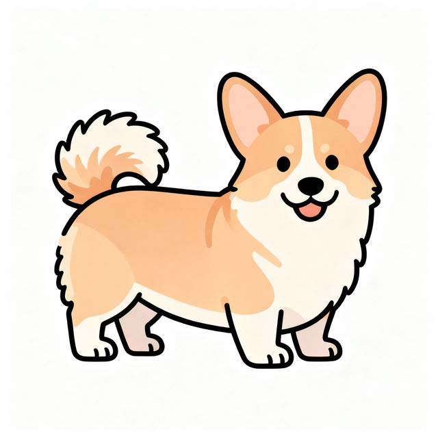 Easy Corgi Drawings - Made With AI gallery
