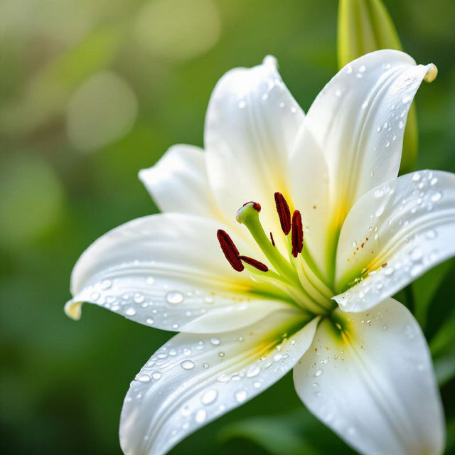 Lily Flower Wallpaper - Made With AI gallery
