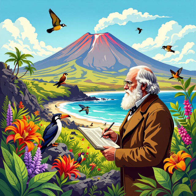 Darwin Wallpaper - AI Generated gallery