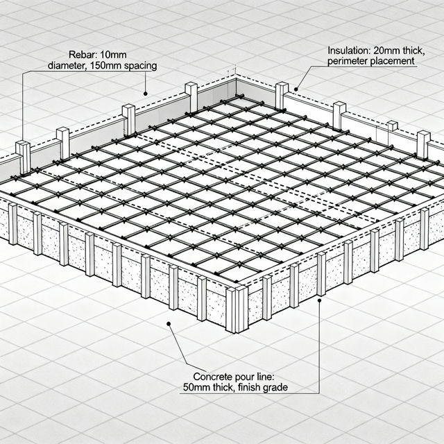 Slab On Grade Detail Drawings gallery