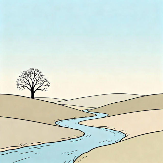 Easy Landscape Drawings gallery