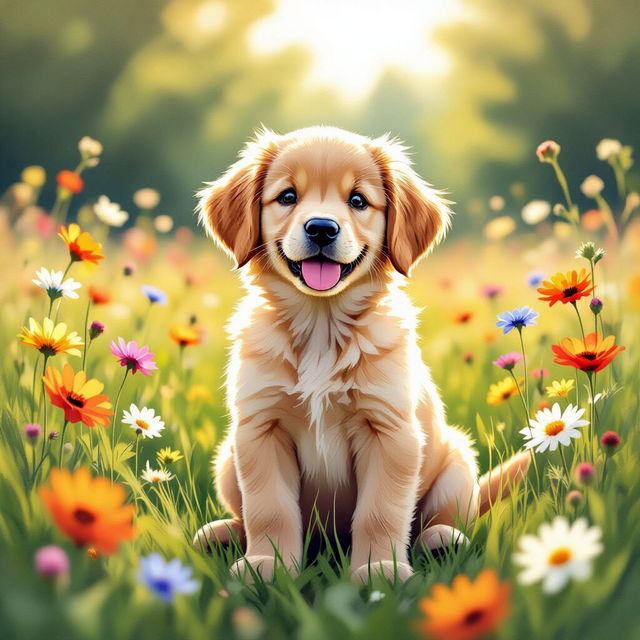 Drawings Of Dogs - AI Generated gallery