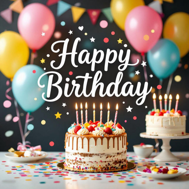 Create Stunning Happy Birthday Wishes Images gallery