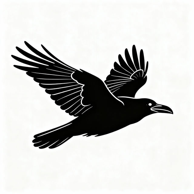 Easy Raven Drawing gallery