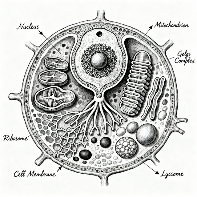 Microscope Drawings - AI Generated gallery