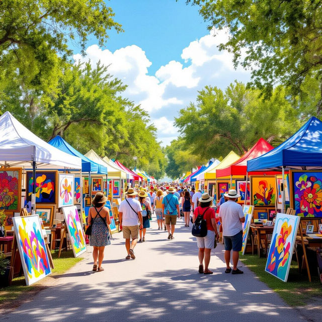 Mt Dora Art Festival 2025 Art gallery