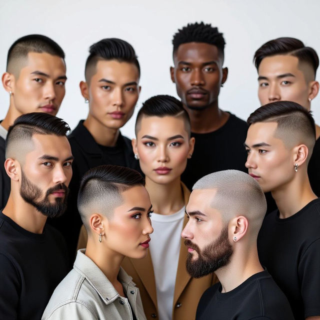 Buzz Cut Pictures - AI Generated Styles gallery