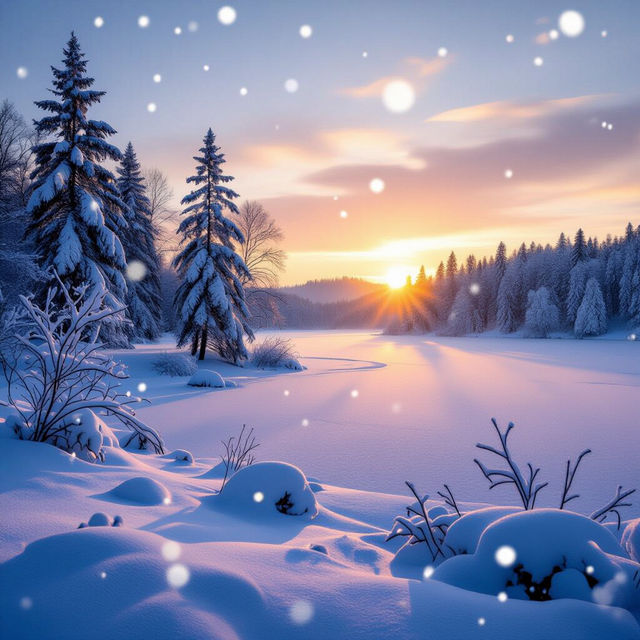 Winter Background Images - Free AI Generated gallery