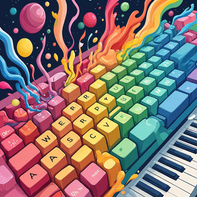 Typing Images - Created With AI gallery