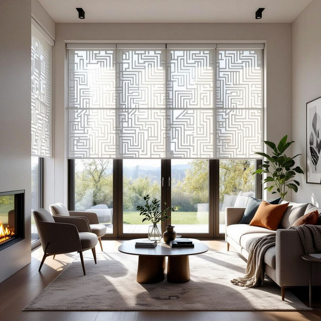 Picture Window Blinds - AI Generated gallery