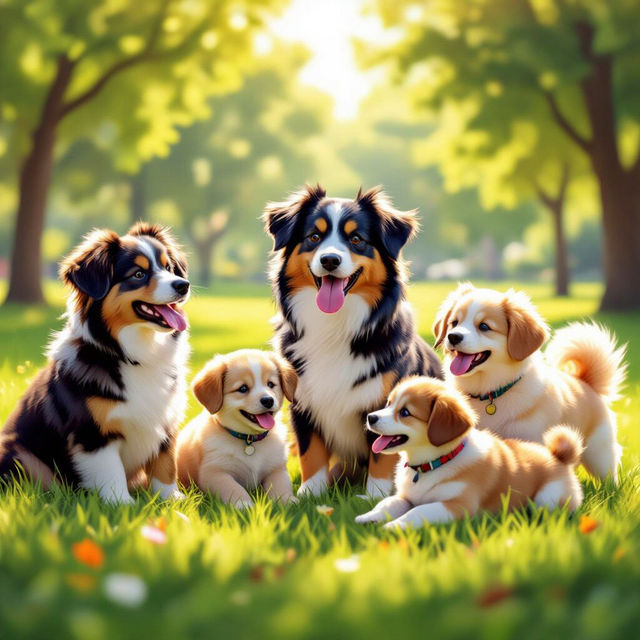 100 Pictures Of Dogs - Cute AI Art gallery