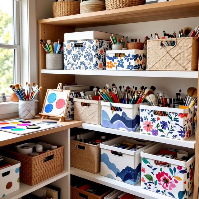 Art Storage Box Ideas gallery