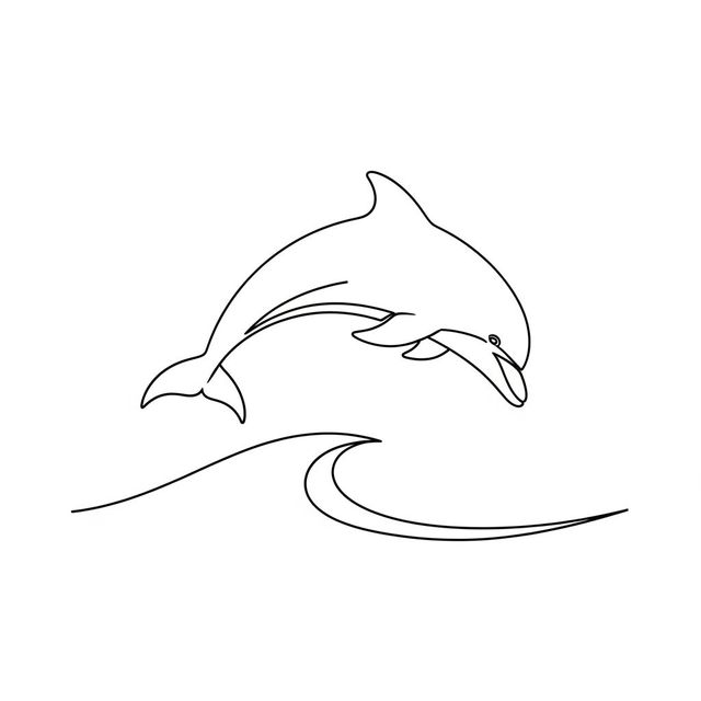 Easy Dolphin Drawing Gallery gallery