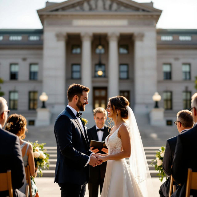 Courthouse Wedding Pictures - AI Generated gallery