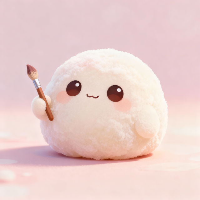Mochi Drawing Art - Created With AI gallery