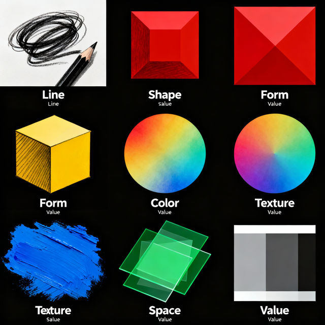 7 Elements of Art Drawings gallery