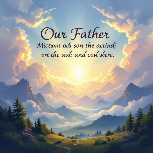 Our Father Who Art In Heaven Verse Art gallery