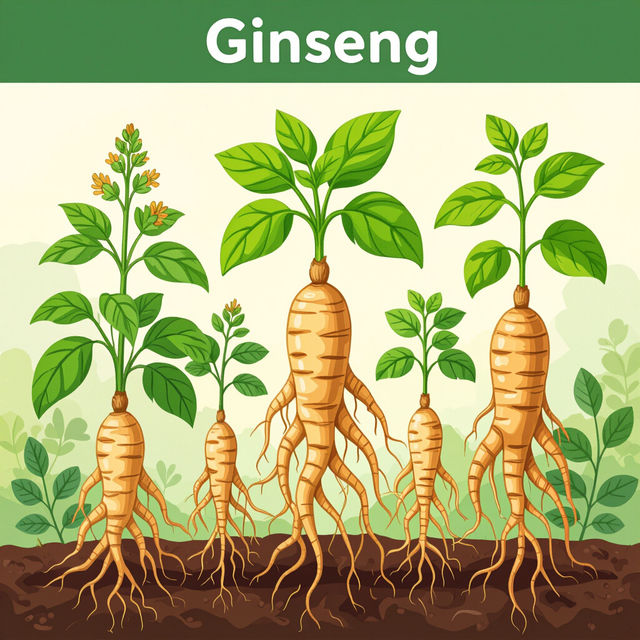 Types Of Ginseng Plant Pictures gallery