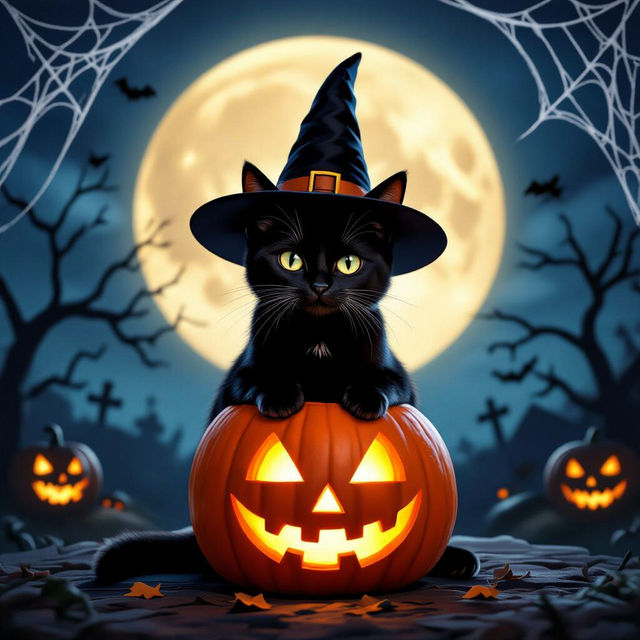 Cat Halloween Wallpaper gallery
