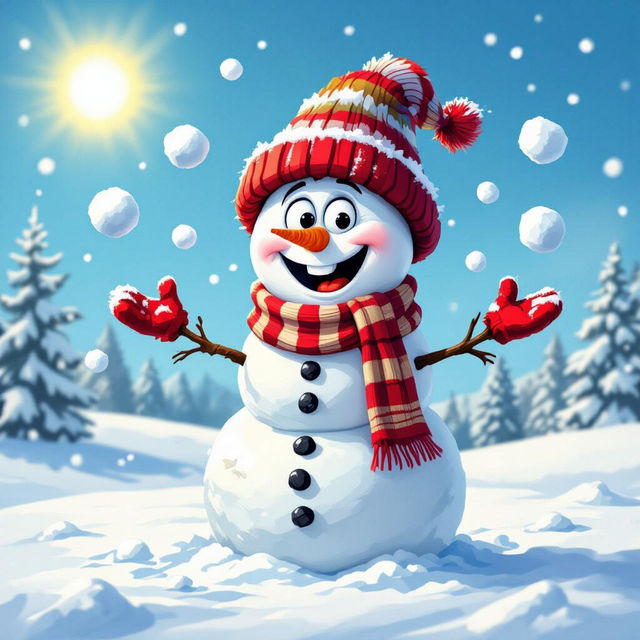 Funny Snowman Pictures - Made With AI gallery