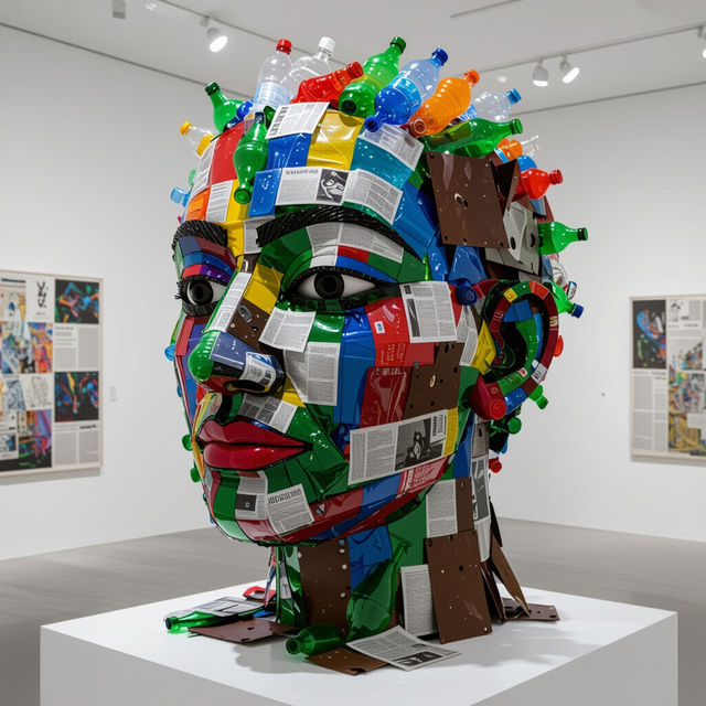Recyclable Art gallery