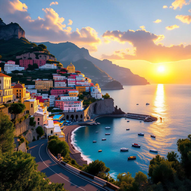 Amalfi Coast Images - AI Generated gallery