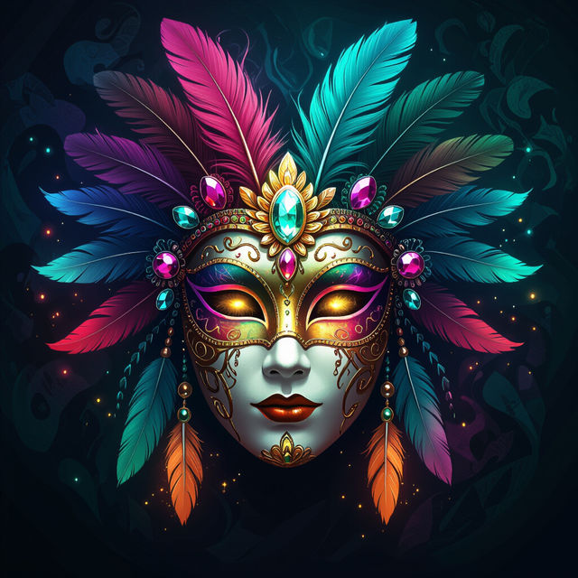 Mask Art - AI Generated gallery