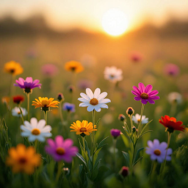 Wildflowers Wallpaper - Created with AI gallery