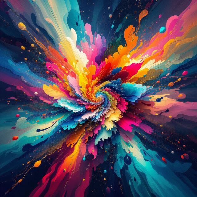 Vibrant AI Art Colors gallery