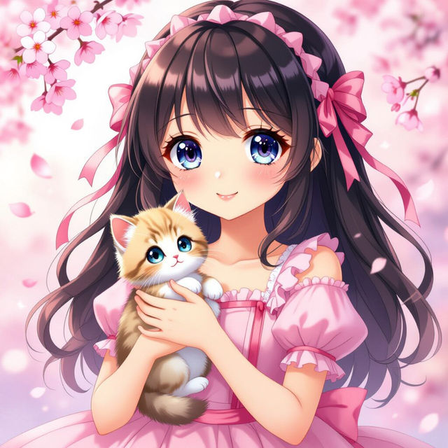 Kawaii Cute Anime Girl Wallpapers gallery