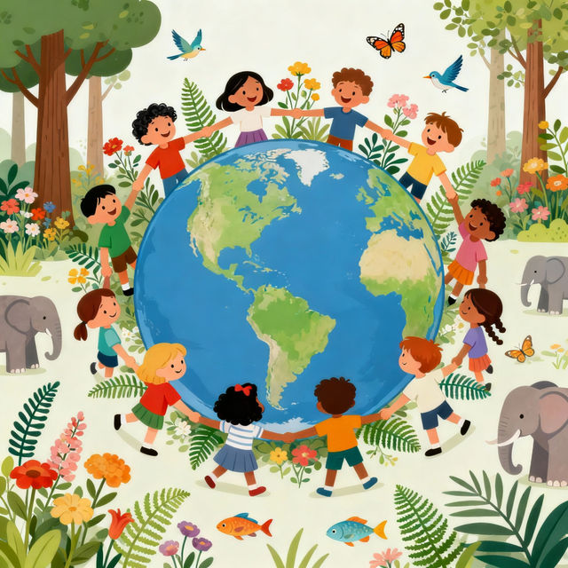 Earth Day Drawings - Made With AI gallery