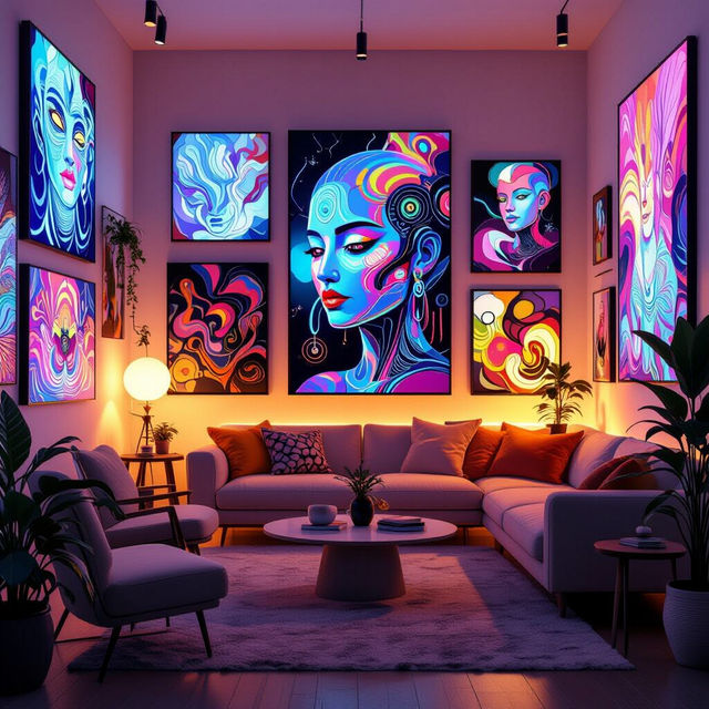 Art Lounge - AI Generated Art gallery