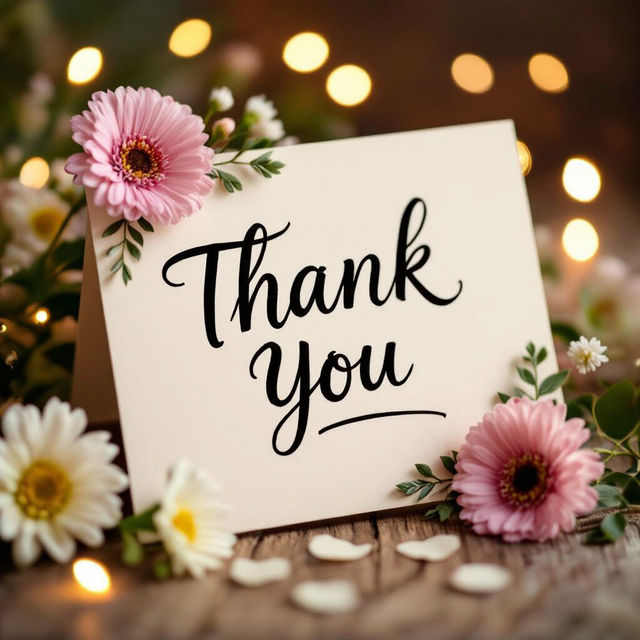 Thank You Stock Images - Made With AI gallery