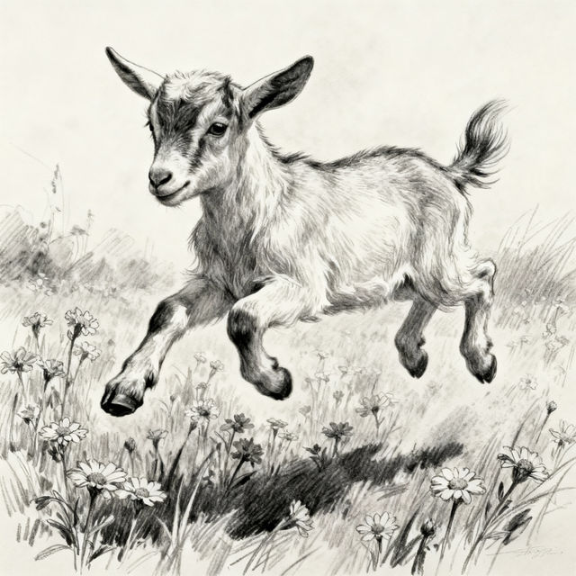 Goats Drawing gallery