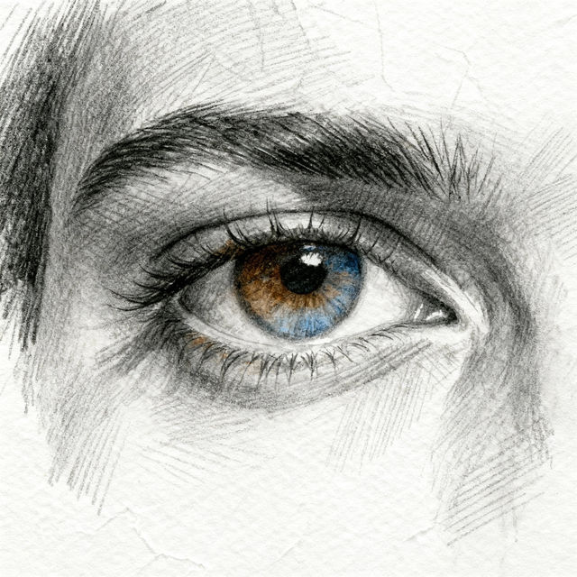 Sketch Eyes Art - Created with AI gallery