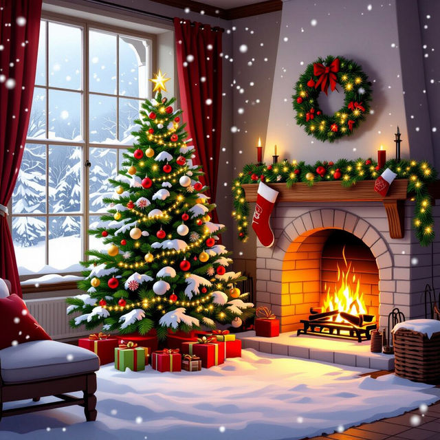 Christmas Wallpaper Images - Made With AI gallery