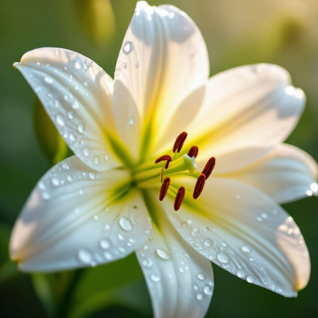 Lily Flower Pictures - Created with AI gallery