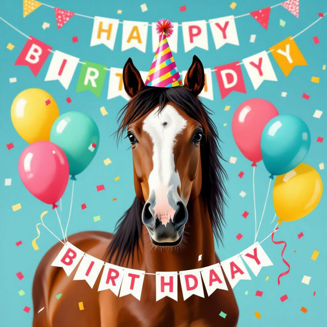 Happy Birthday Horse Images gallery
