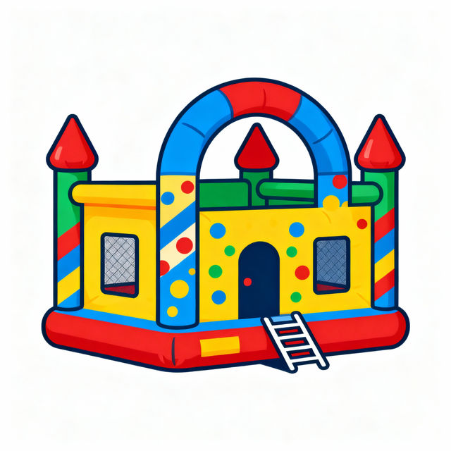 Bounce House Clip Art gallery