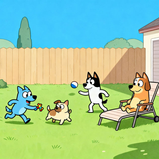 Bluey Line Drawings - AI Generated gallery