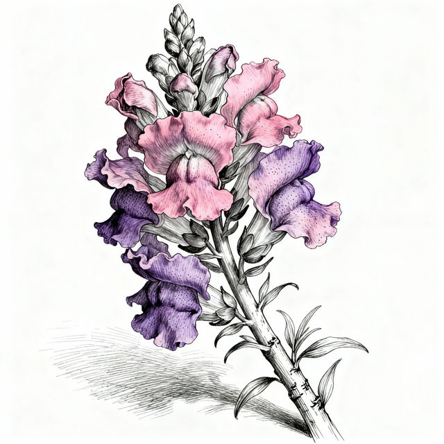 Snapdragon Drawings - AI Generated Art gallery