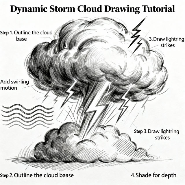 Storm Drawing Easy - Made With AI gallery