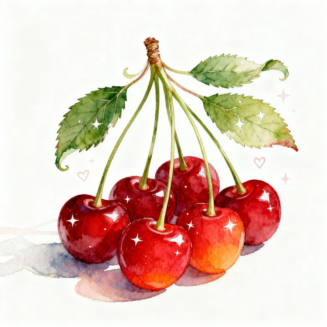 Cherry Drawings - Made With AI gallery